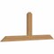 Ekena Millwork Portland Smooth Timber Gable Bracket, Western Red Cedar, 84"W x 31"H x 3 1/2"D x 5 1/2"F, 9/12 Pitch GBW084X31X0406POR00SWR - alternate 4